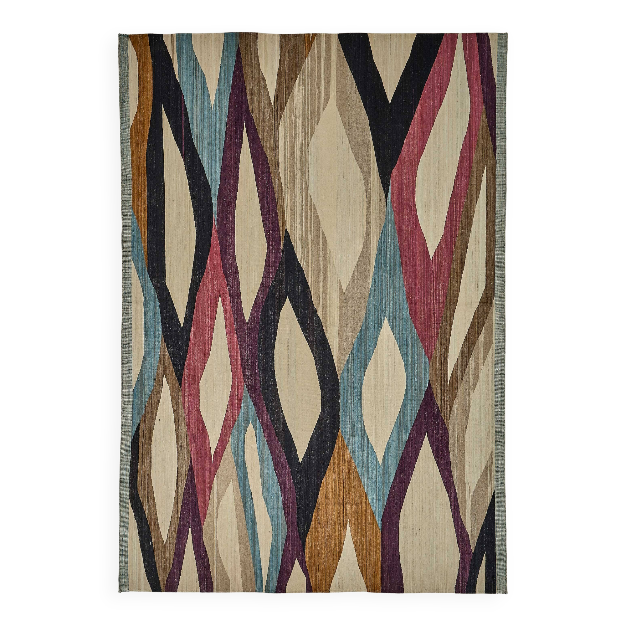 Contemporary Tribal Decorative Kilim 304 cm x 440 cm