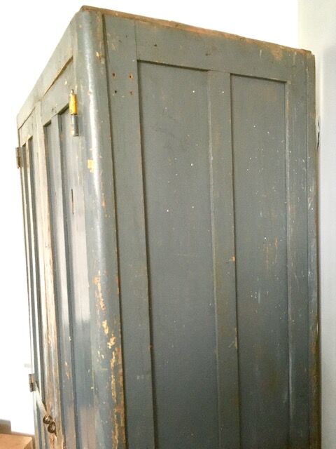 Old wooden cabinet 2 doors