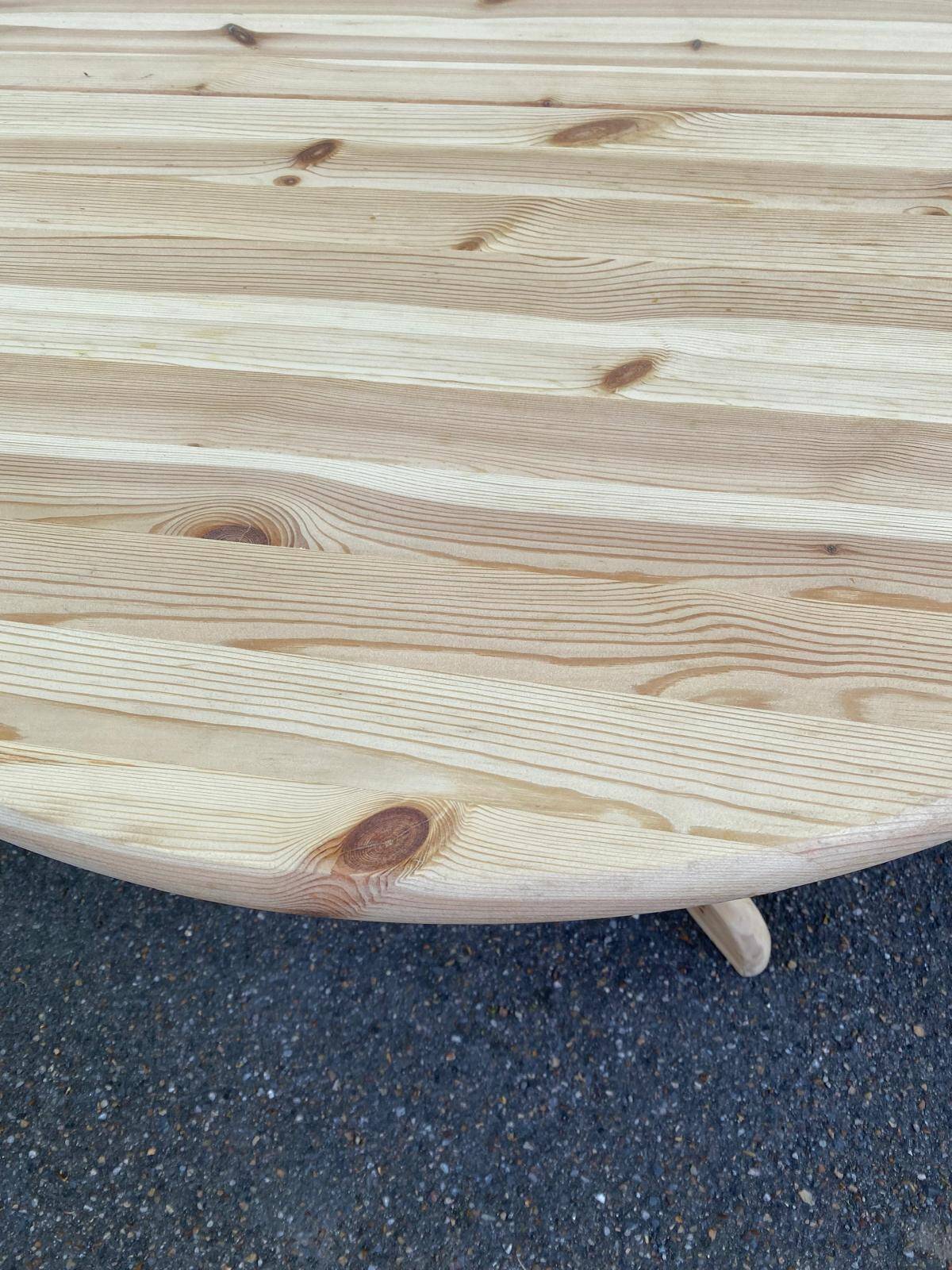 Rainer Daumiller extendable round table for Hirtshals Sawaerk 1970 200cm