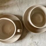 Vintage stoneware cups