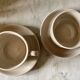 Vintage stoneware cups