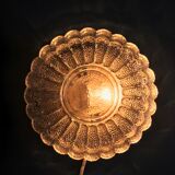 Moulded glass ceiling light