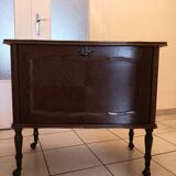 TV bar cabinet on casters
