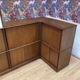Large modular bookcase designed in the 1950s.