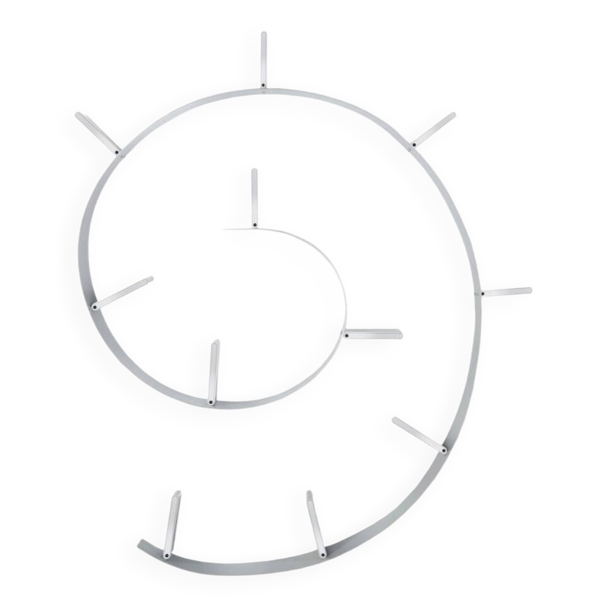 Kartell Aluminum Bookwarm Shelf