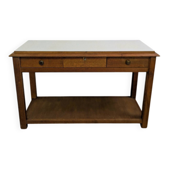 Console table de drapier meuble de métier 60/70 îlot cuisine comptoir