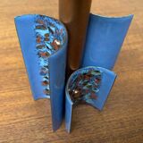 Vintage enamel candlestick