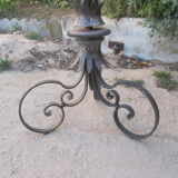 Lampadaire fer forgé années 40