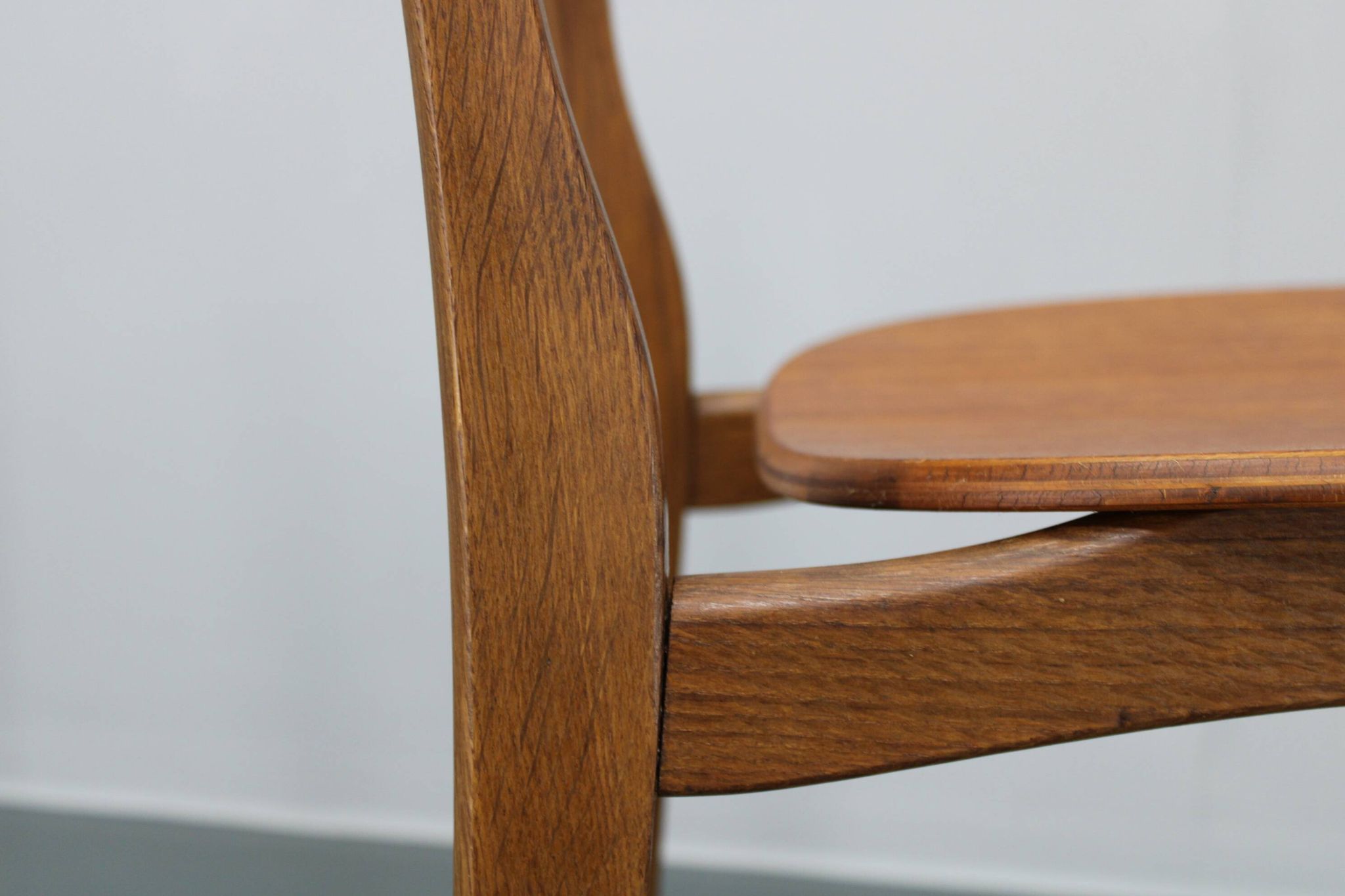 1960s Ib Kofod Larsen Set of 4 dining Chairs in Teak Finish, Denmark
