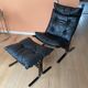 Vintage design Westnofa Lounge chair & ottoman