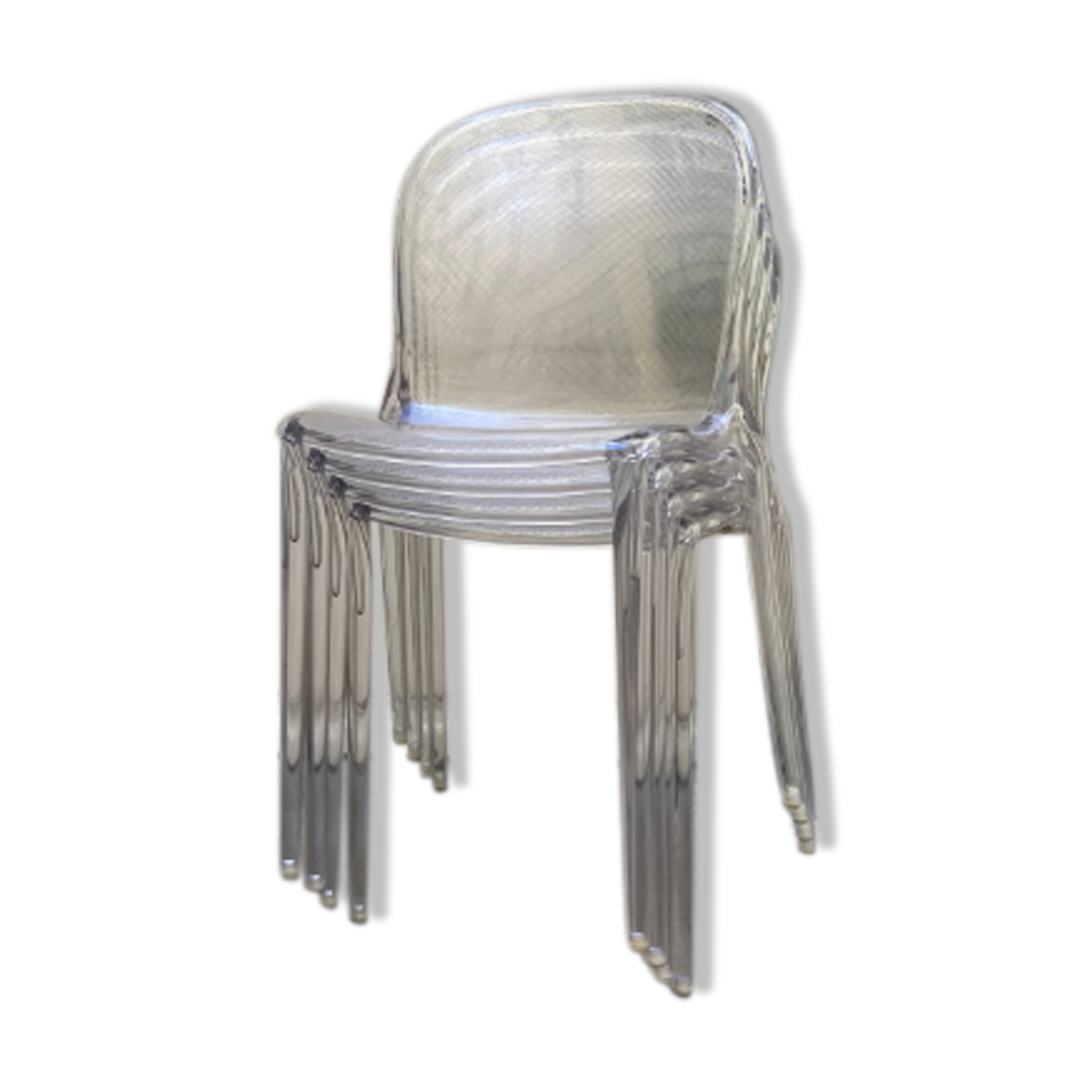 Lot de 4 chaises Thalya Kartell Patrick Jouin Selency