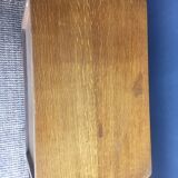 Pair of vintage bedside tables compass feet