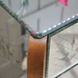 Art deco bedside mirror