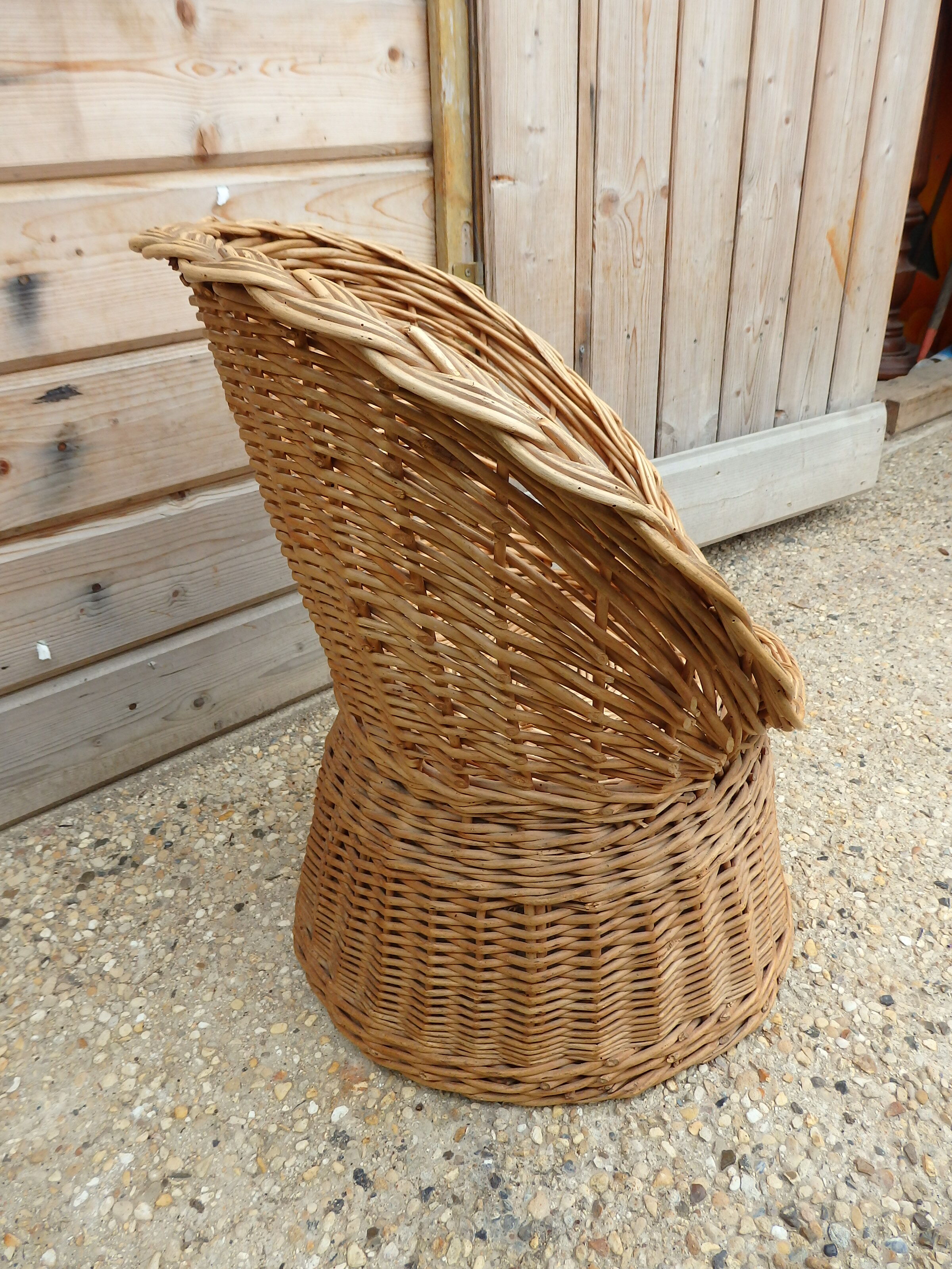 Rattan wicker child chair
