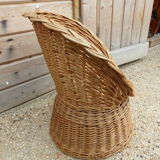 Rattan wicker child chair
