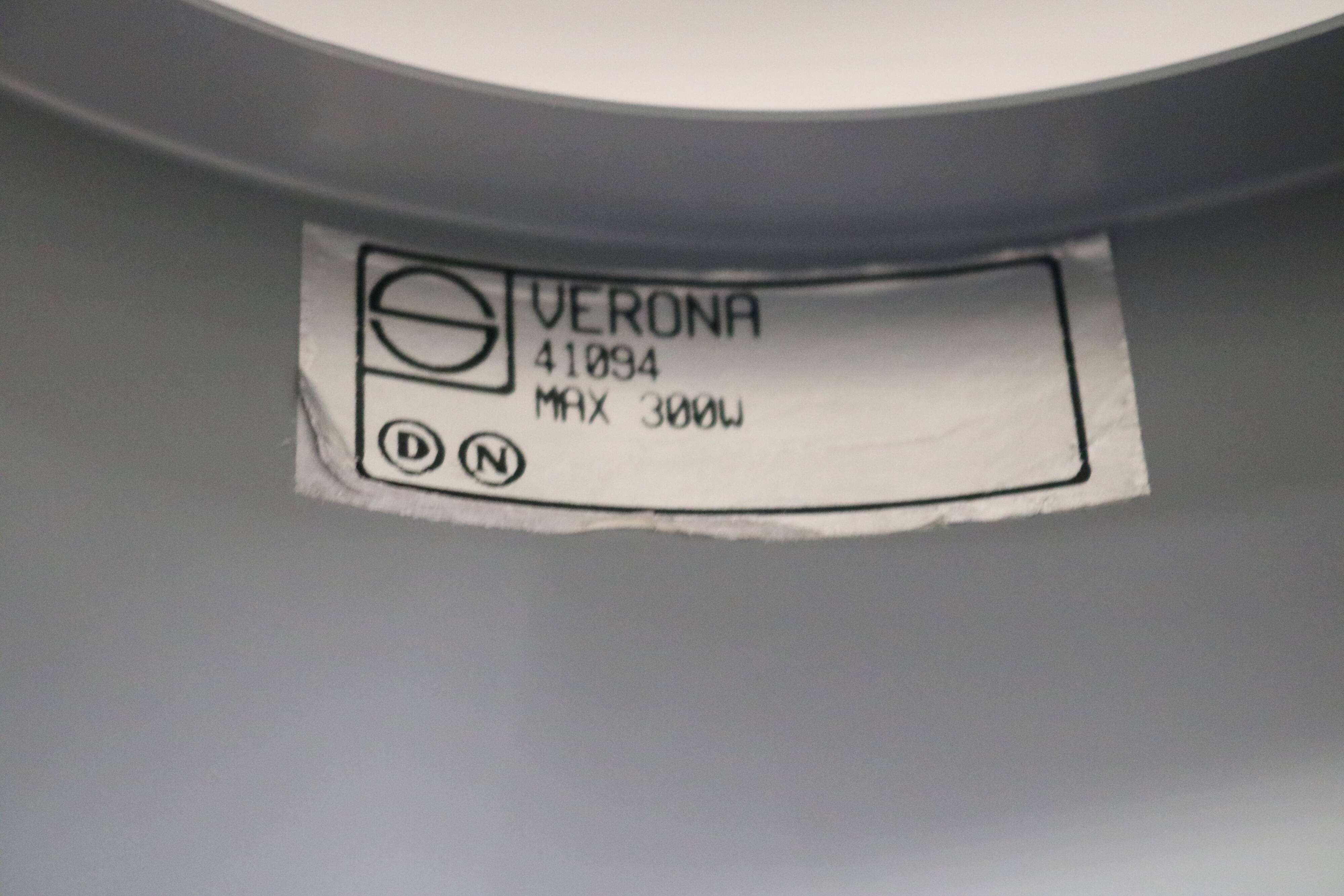 XL Verona Pendant Lamp by Svend Middelboe for Nordisk Solar - 1980s Scandinavian