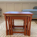 Wooden nesting table