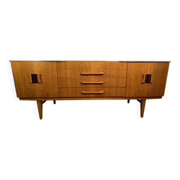 Enfilade en teck rétro vintage des années 1960