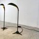 Pair of vintage metal floor lamps, 1970s