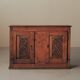 Mountain buffet in larch and solid pine, Folk art, 19th century