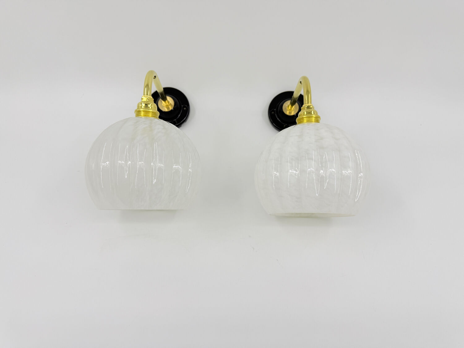 Clichy glass wall lights