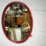 Oval cast iron mirror 39x49cm