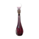Pink crystal lamp from Val Saint Lambert, Belgium