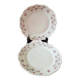 Lot de 2 assiettes plates vintage, Schirnding Bavière