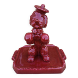 Poodle pitcher in slip in perfect condition