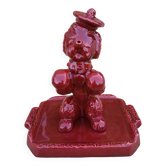 Poodle pitcher in slip in perfect condition