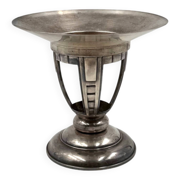 Art Deco silver-plated coup / vide poche, France 1940s
