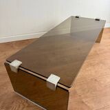 Glass coffee table from the 70s