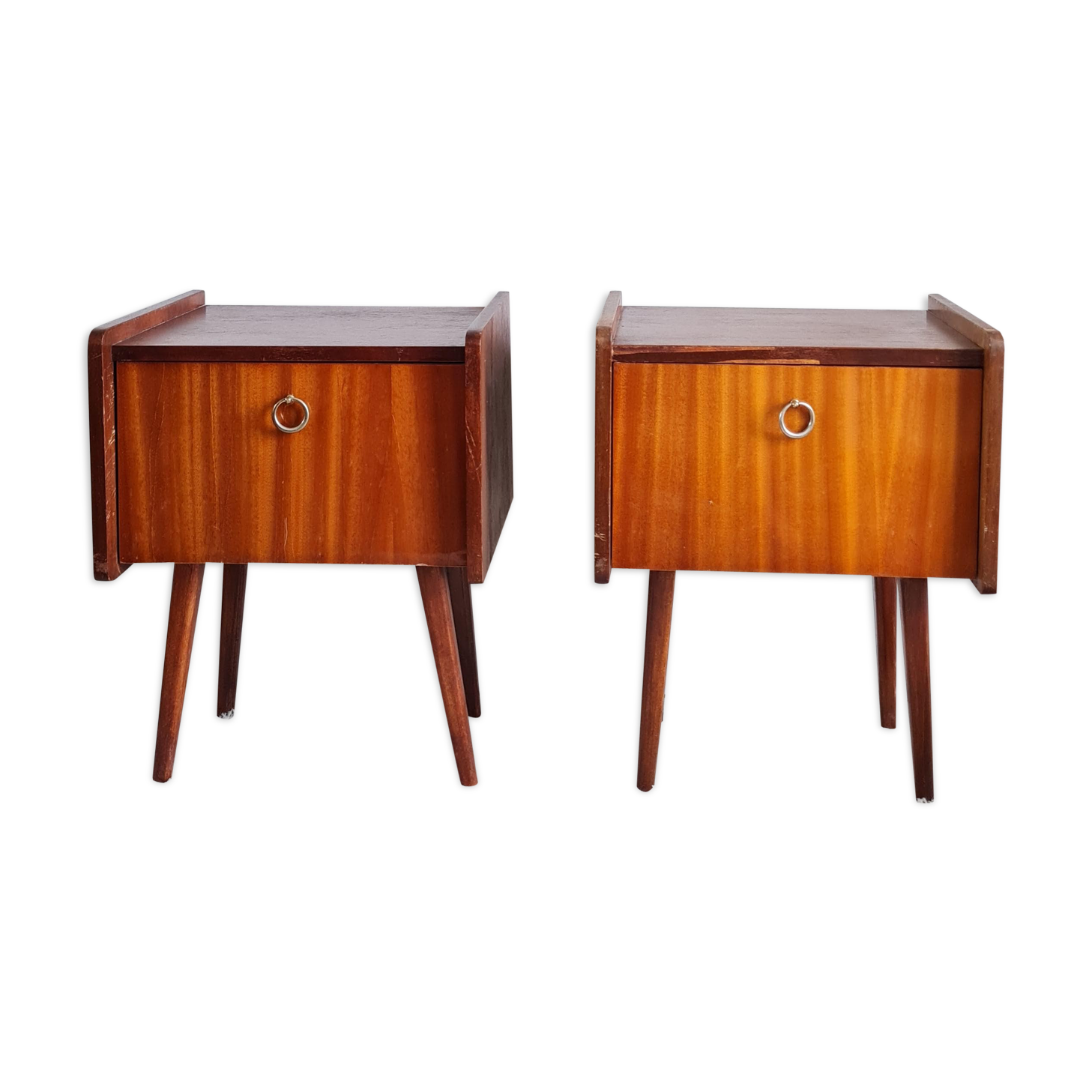 Pair of vintage bedside tables