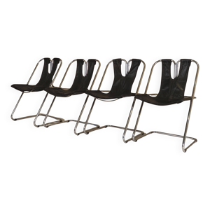 Ensemble de 4 chaises - 1960