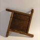Miroir bambou vintage 35x35cm