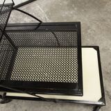 Trolley on wheels 1960 perforated metal