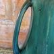 Blue & green glazed ceramic vase Art Nouveau style