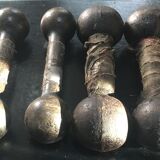 Series of 4 weights cast iron