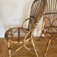 Lot 4 chaises rotin d'Audoux & Minnet