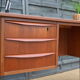 Bureau danois en teck double faces