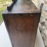 Art Deco Style Oak Wall Cabinet, Circa 1940's