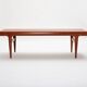 Extendable coffee table designed by Johannes Andersen for Uldum Møbelfabrik, Denmark, 1960s.