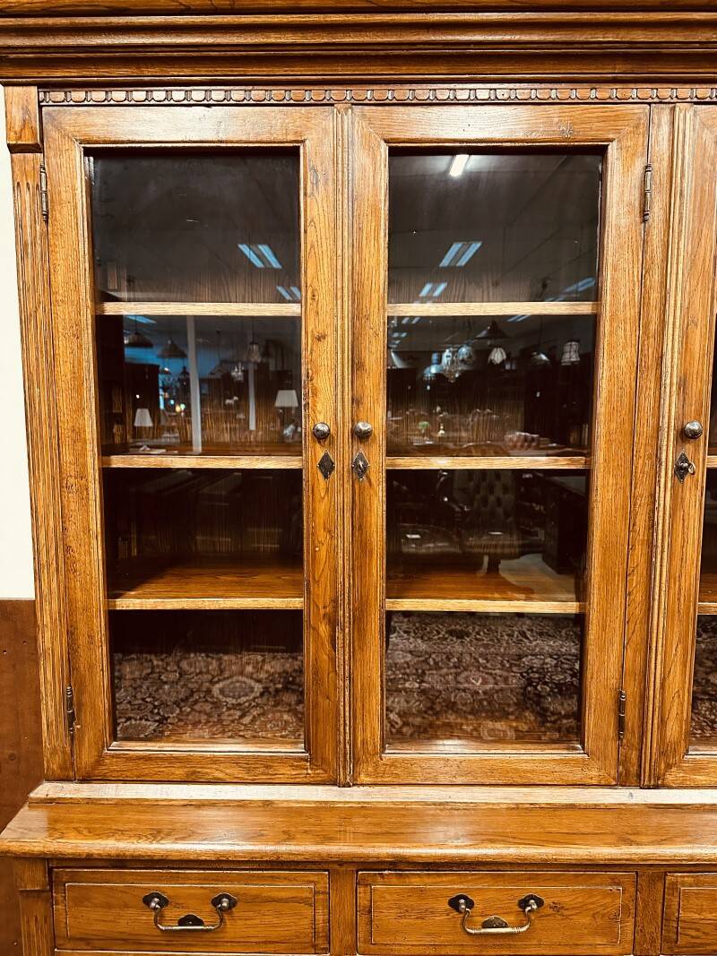 English Classic Eichholtz Bookcase Buffet Cabinet