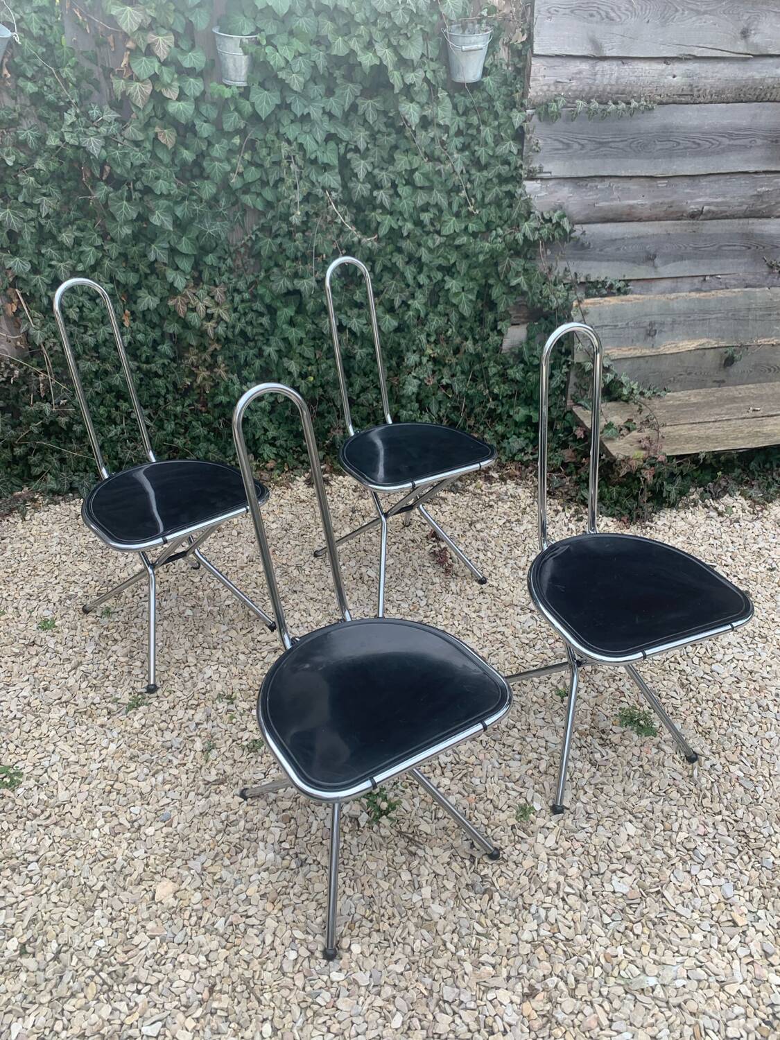 Set of 4 70s chairs