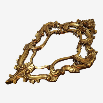 Gilded wooden mirror in Louis XV style 47x74cm