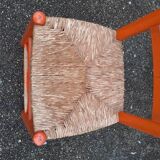 Vintage straw chair