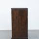Charming and timeless antique English oak cabinet/commode from the early 19th century with two doors and a working lock