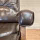 Swivel armchair and its ottoman "drabert" for "gerd lange".