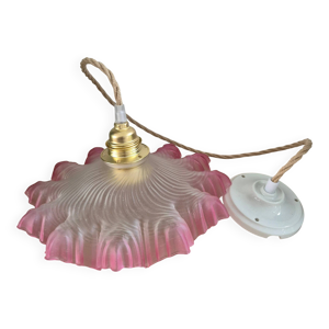 suspension verre ancien