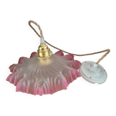 Suspension antique en verre